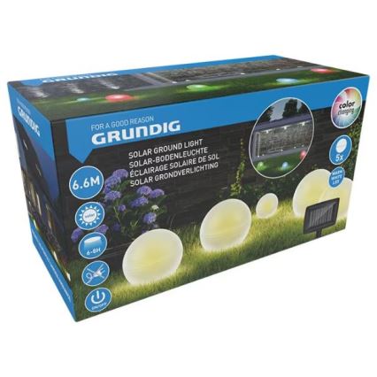 ZESTAW 5x LED Oświetlenie solarne LED/3,2V wielobarwne