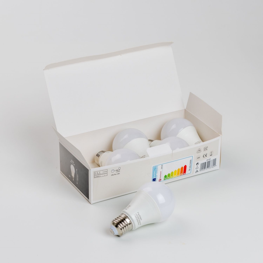 ZESTAW 5x LED Żarówka A60 E27/9W/230V 2700K - Paulmann 28780