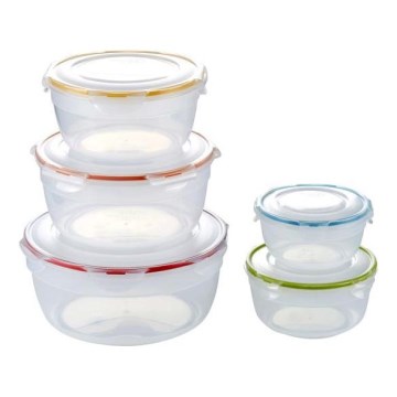 ZESTAW 5x pojemników na żywność LOCK