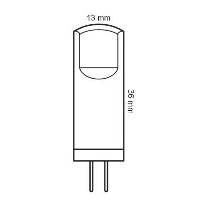 ZESTAW 5x żarówek LED PIN G4/1,8W/12V 2700K - Osram