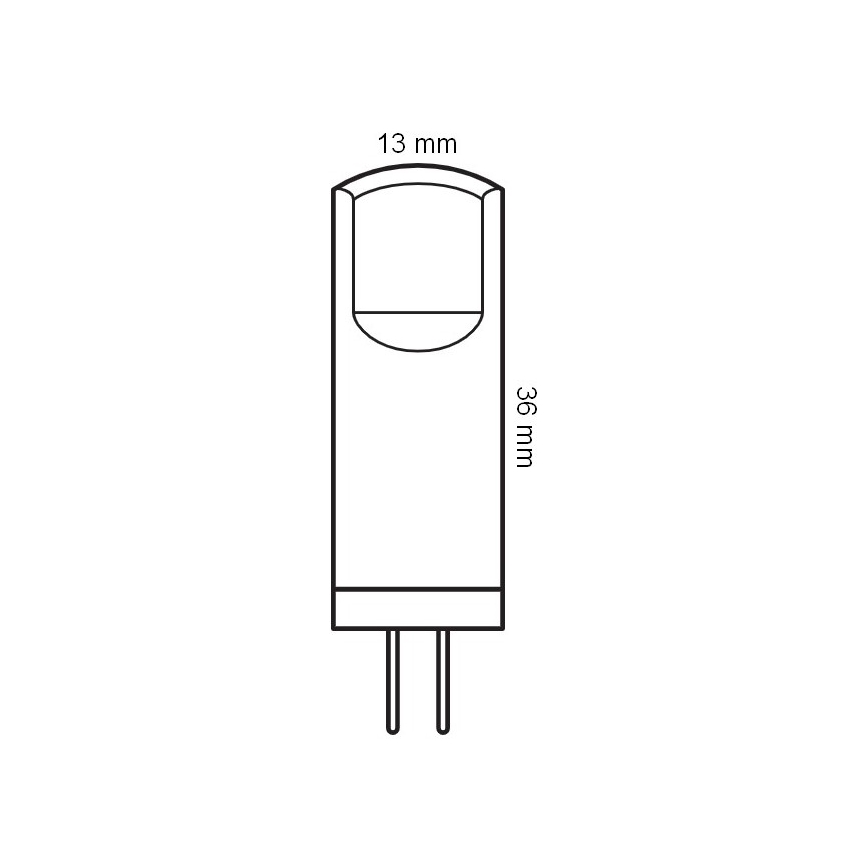 ZESTAW 5x żarówek LED PIN G4/1,8W/12V 2700K - Osram