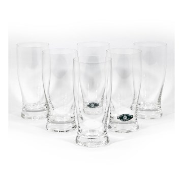 Zestaw 6 szklanek Lady 280 ml przezroczyste