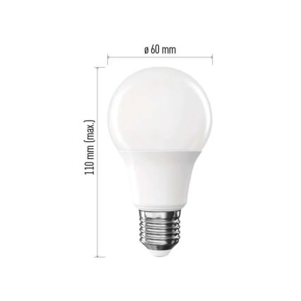 Zestaw 6 żarówek LED A60 E27/8,8W/230V 4000K
