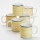 Zestaw 6x ceramiczny kubek Laura żółty