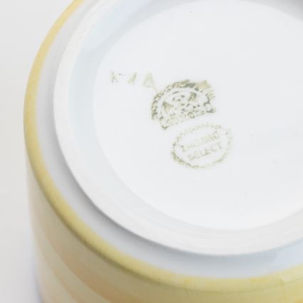 Zestaw 6x ceramiczny kubek Laura żółty