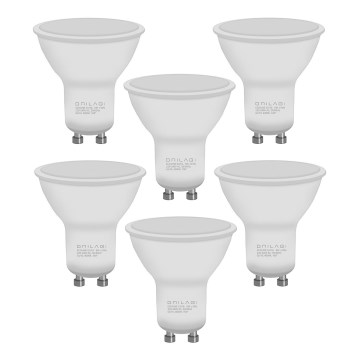 ZESTAW 6x LED Żarówka ECOLINE GU10/6W/230V 4000K - Brilagi