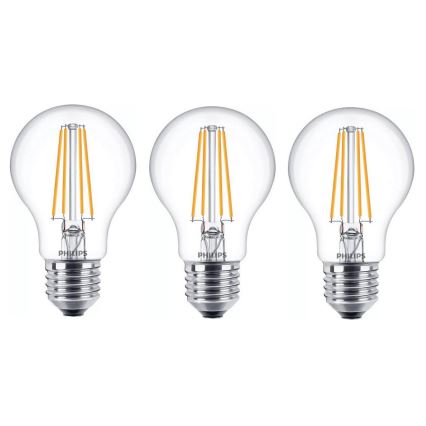 ZESTAW 6x LED Żarówka VINTAGE Philips E27/7W/230V 2700K