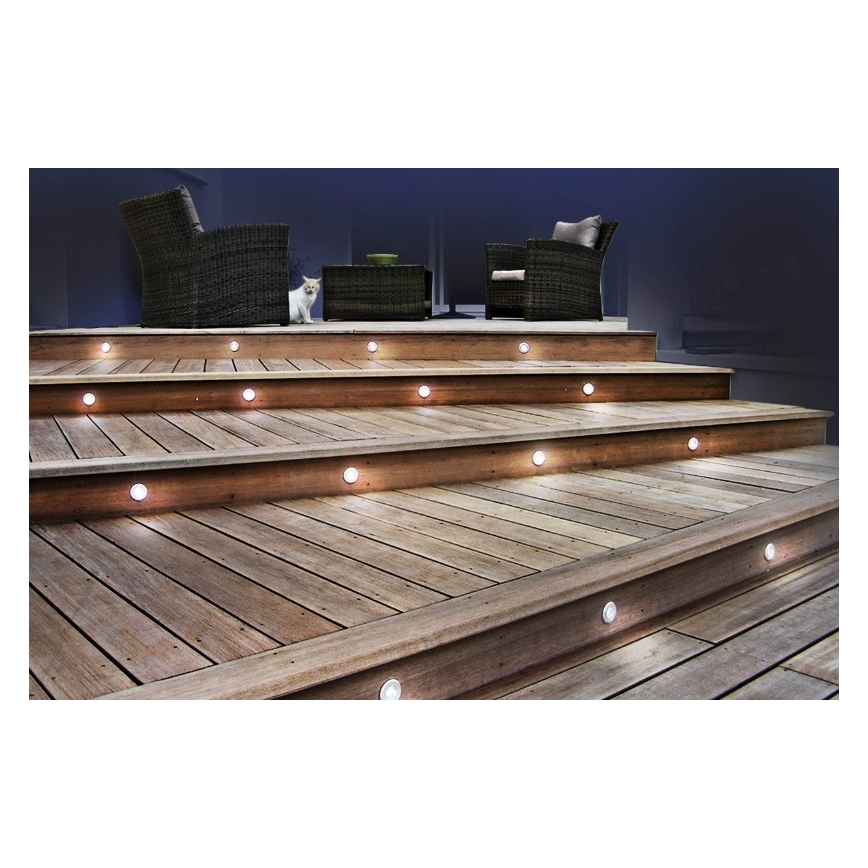 ZESTAW 6x LED Zewnętrzne oświetlenie wpuszczane EASY CONNECT LED/0,8W/230V 3000K IP67