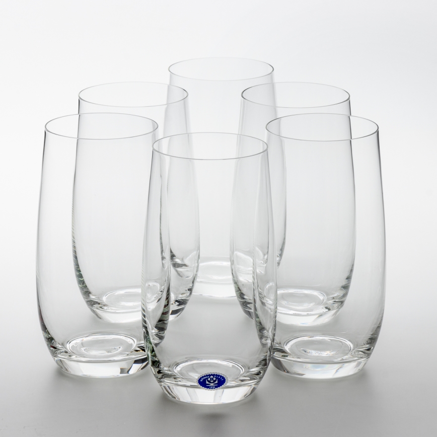 Zestaw 6x szklanek 540 ml przezroczystych