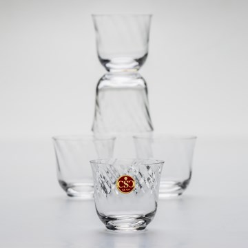 Zestaw 6x szklanka 90 ml przezroczysta