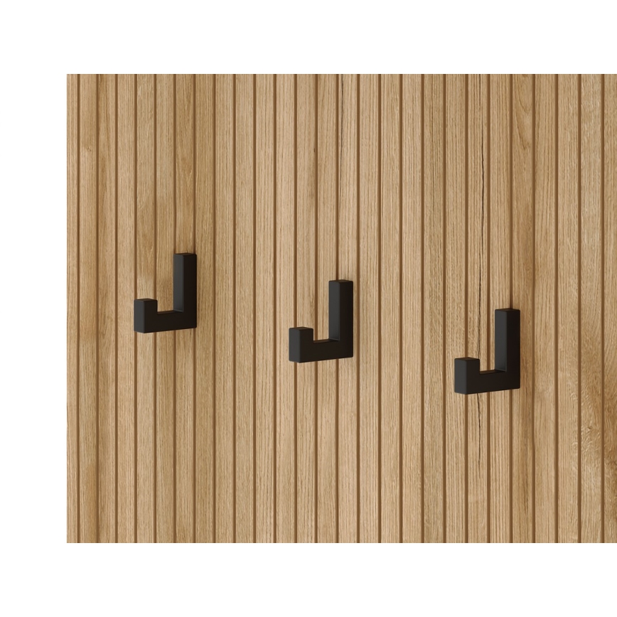 Zestaw do przedpokoju z lustrem SVEN brązowo-biały