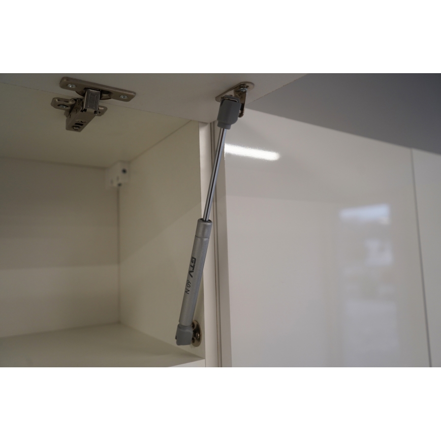 Zestaw kuchenny CELESTE 240 cm, biały połysk