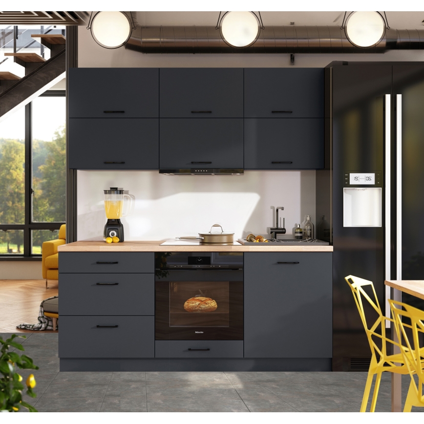 Zestaw kuchenny ELISE 180 cm grafit