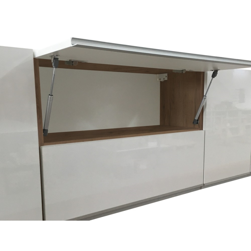 Zestaw kuchenny MARINA 180 cm dąb craft/biały połysk