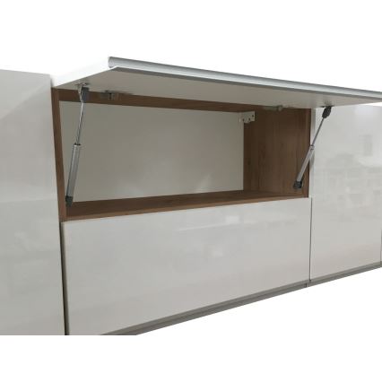 Zestaw kuchenny MARINA 240 cm dąb craft/biały połysk