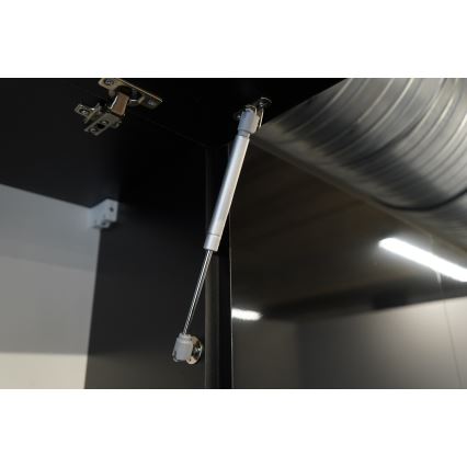 Zestaw kuchenny MARINA 240 cm dąb craft/czarny połysk