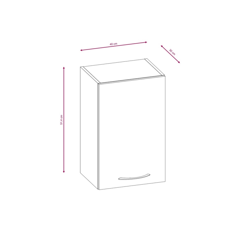 Zestaw kuchenny VALERIA 180 cm brąz/dąb sonoma