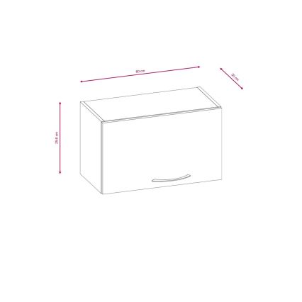 Zestaw kuchenny VALERIA 240 cm dąb sonoma/brązowy