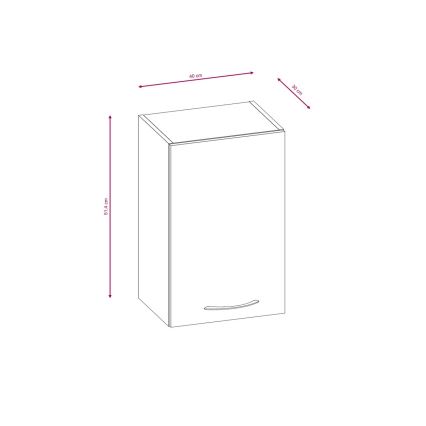 Zestaw kuchenny VALERIA 240 cm dąb sonoma/brązowy