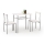 Zestaw na balkon LANCE metal/drewno