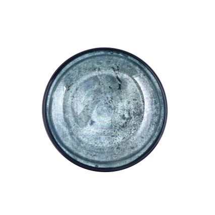 Zestaw obiadowy 18 szt. niebieski/porcelana