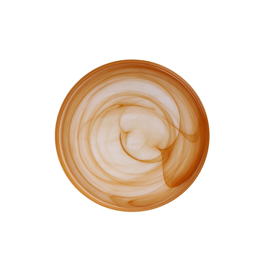 Zestaw obiadowy 18 szt. pomarańczowy/szkło