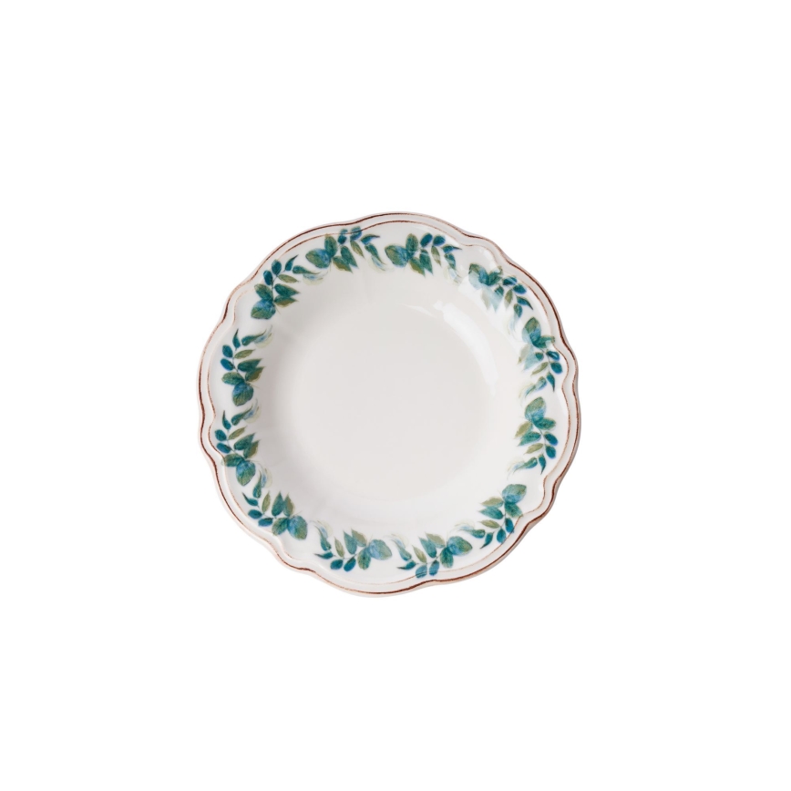 Zestaw obiadowy 18 szt. wielobarwny/porcelana