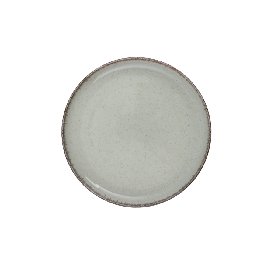 Zestaw obiadowy 18 szt. zielony/porcelana