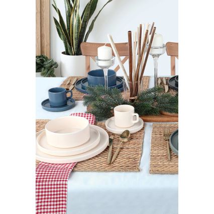 Zestaw obiadowy 20 szt. wielobarwny/kamionka