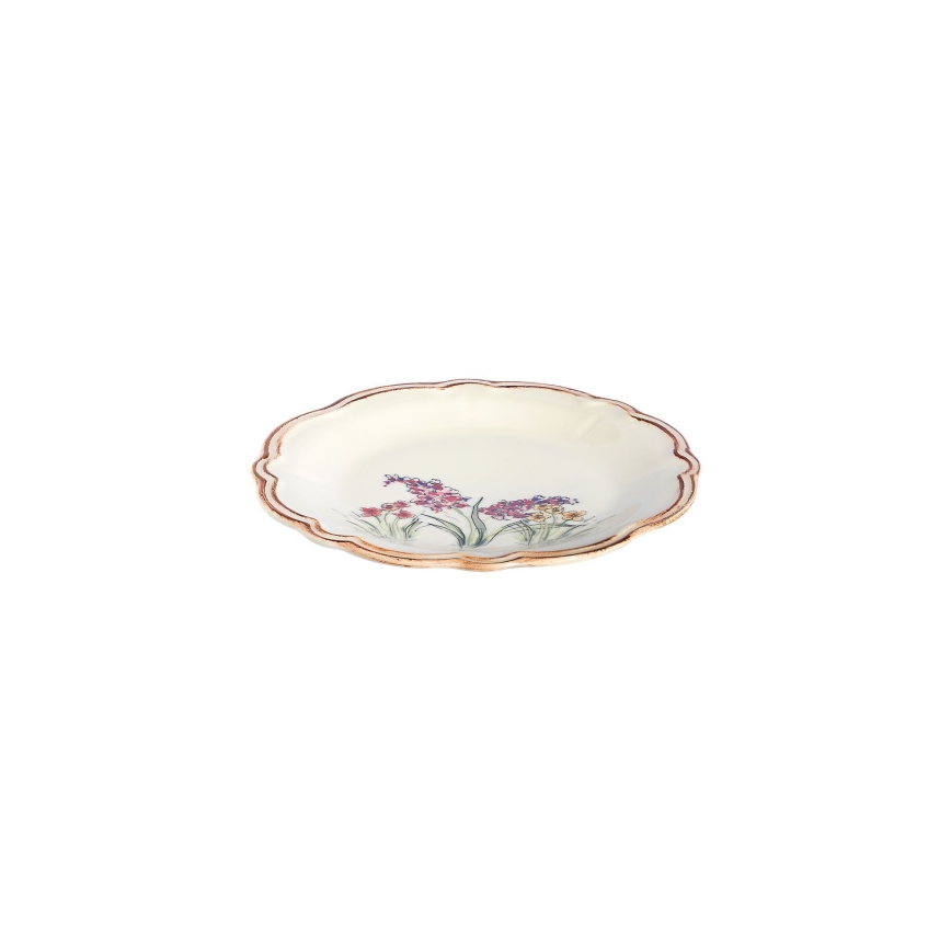 Zestaw obiadowy 24 części wielobarwny/porcelana