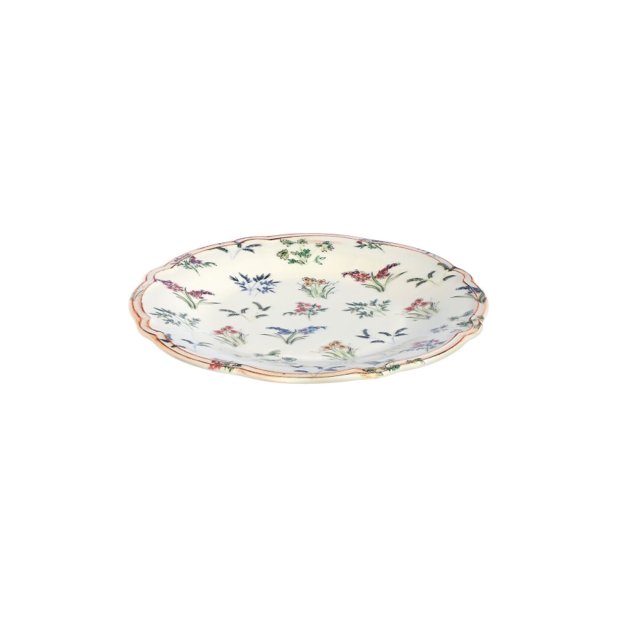 Zestaw obiadowy 24 części wielobarwny/porcelana