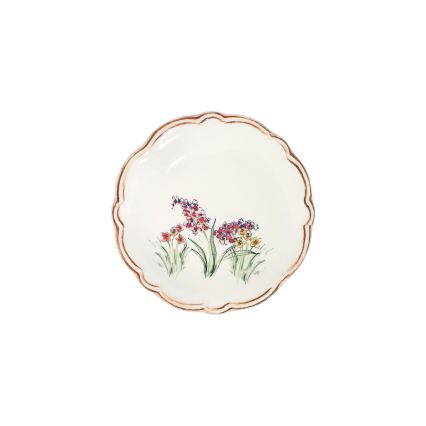 Zestaw obiadowy 24 części wielobarwny/porcelana