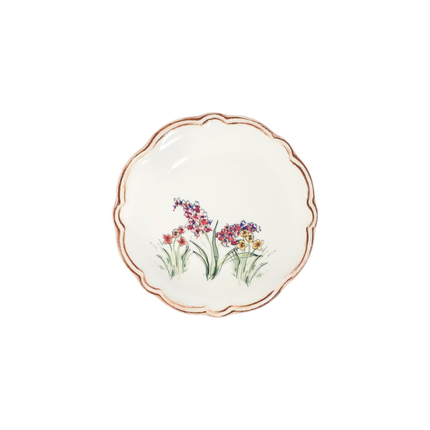 Zestaw obiadowy 24 części wielobarwny/porcelana