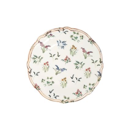 Zestaw obiadowy 24 części wielobarwny/porcelana
