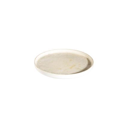 Zestaw obiadowy 24-częściowy, beżowy, porcelanowy