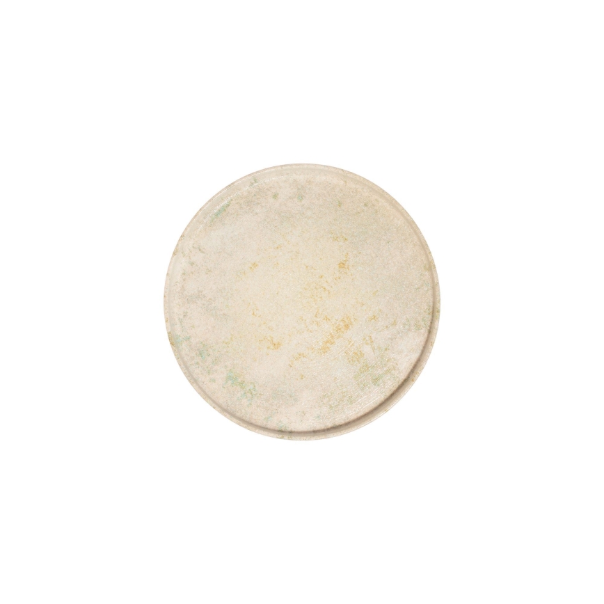 Zestaw obiadowy 24-częściowy, beżowy, porcelanowy