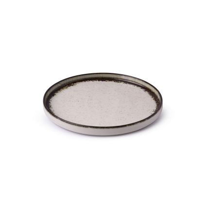 Zestaw obiadowy 24-częściowy biały/brązowy/porcelana