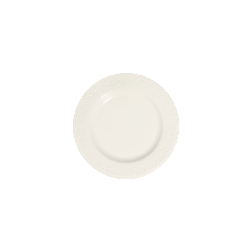 Zestaw obiadowy 24-częściowy, biały/porcelana