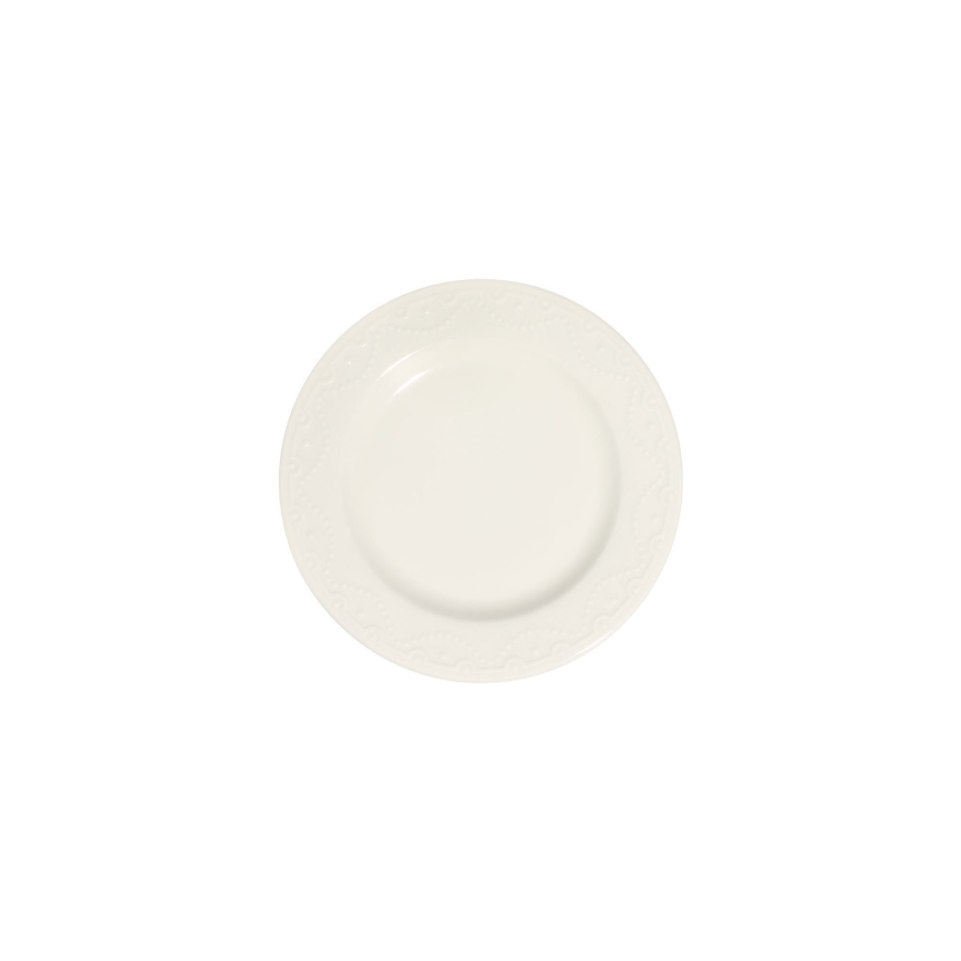 Zestaw obiadowy 24-częściowy, biały/porcelana