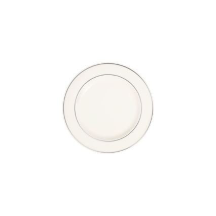 Zestaw obiadowy 24-częściowy, biały/srebrny, porcelana