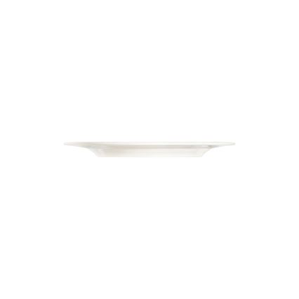 Zestaw obiadowy 24-częściowy, biały/srebrny, porcelana