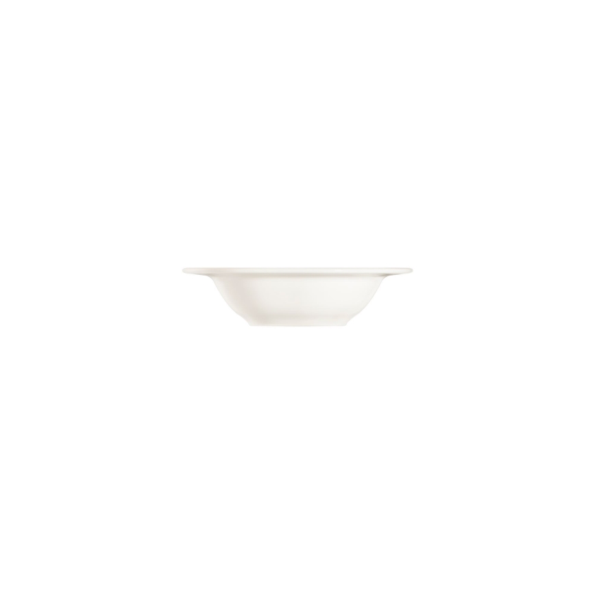 Zestaw obiadowy 24-częściowy, biały/srebrny, porcelana