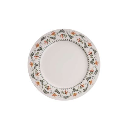 Zestaw obiadowy 24-częściowy, wielobarwny/porcelana