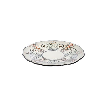 Zestaw obiadowy 24-częściowy, wielobarwny/porcelana