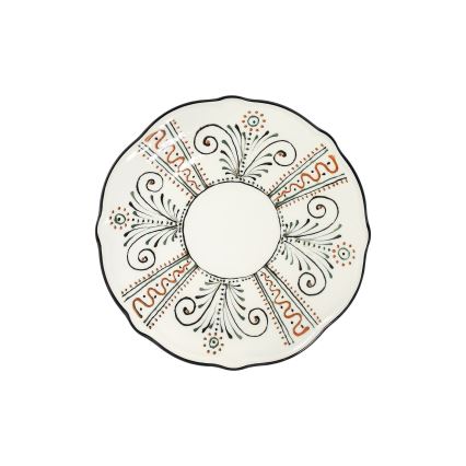 Zestaw obiadowy 24-częściowy, wielobarwny/porcelana