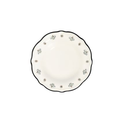 Zestaw obiadowy 24-częściowy, wielobarwny/porcelana
