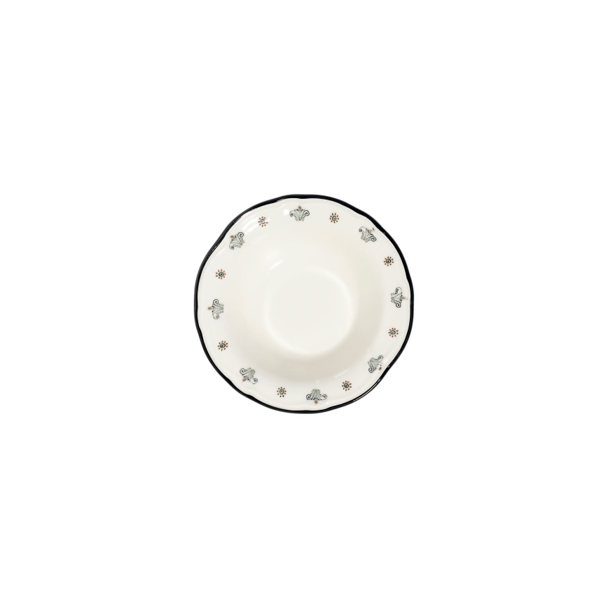 Zestaw obiadowy 24-częściowy, wielobarwny/porcelana