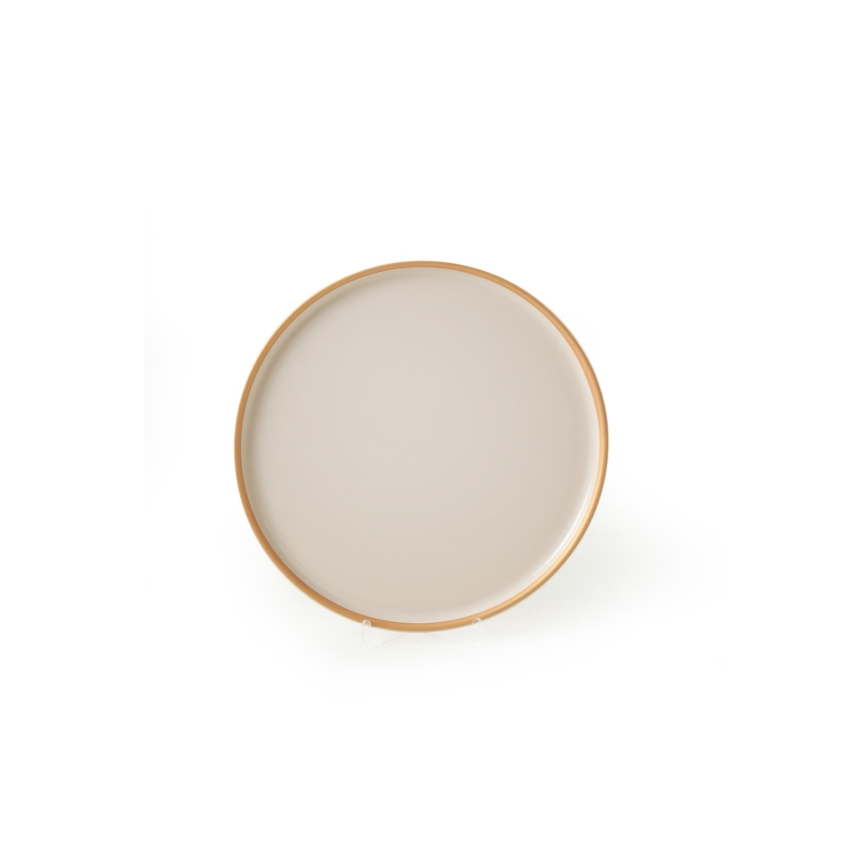 Zestaw obiadowy 24 szt. beżowy/ceramika