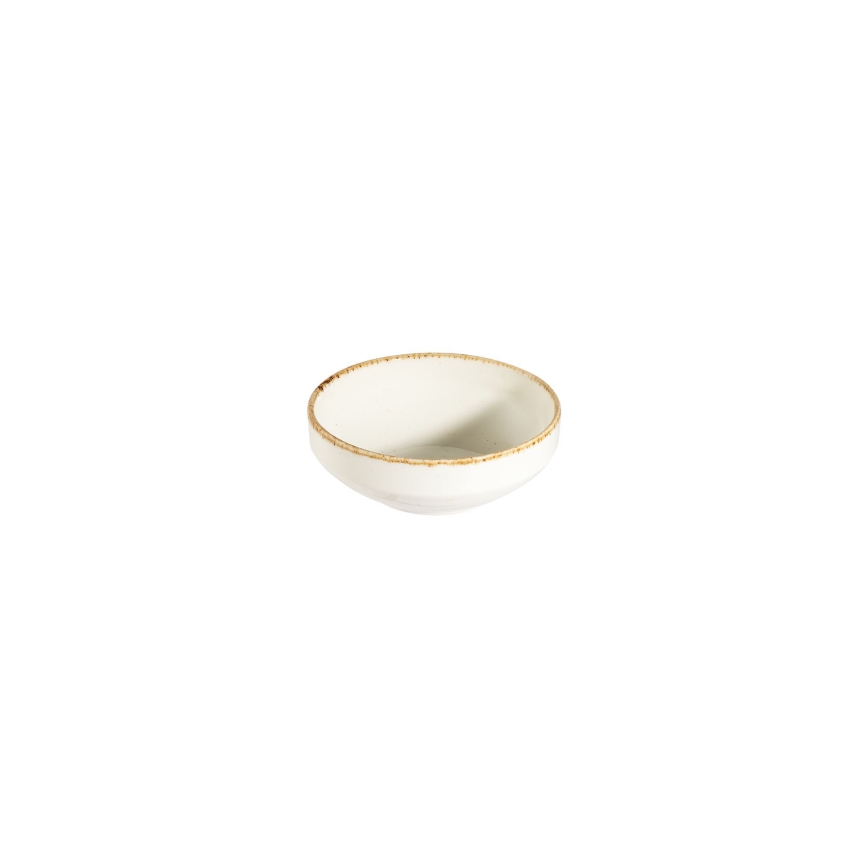 Zestaw obiadowy 24 szt. biały/beżowy/porcelana