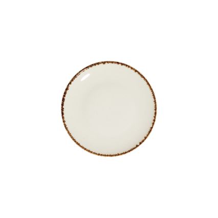 Zestaw obiadowy 24 szt. biały/beżowy/porcelana